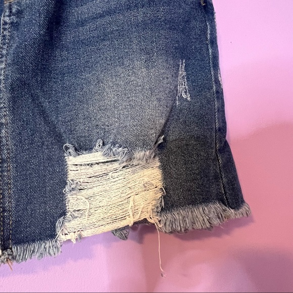 Wild Fable Distressed Denim Skirt - Picture 6 of 8
